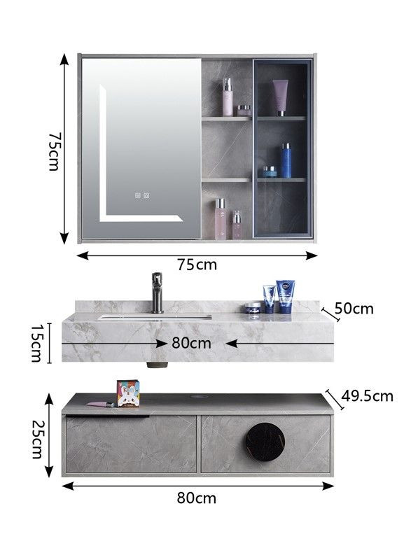 Bathroom Cabinet 972-80